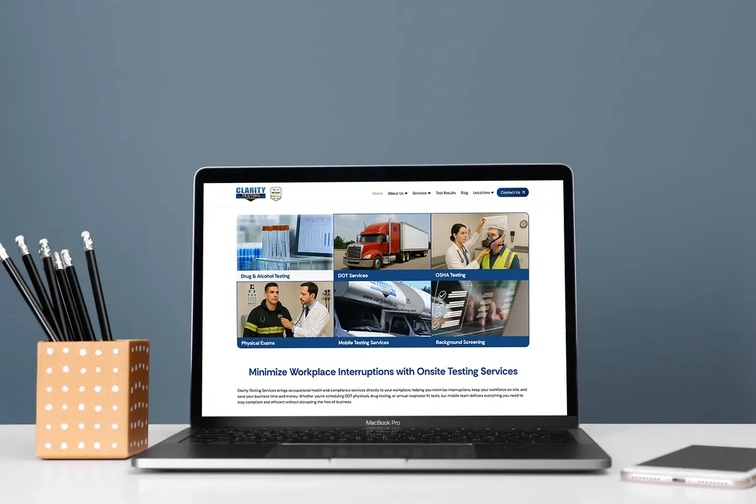 Clarity Testing Services Examples